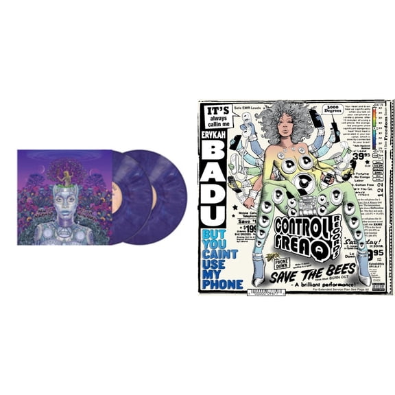 New Amerykah Part Two (Return Of The Ankh) (Violet Vinyl/2LP) & But You Caint Use My Phone (Purple LP Vinyl)