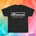 thumbnail image 1 of New Ampeg The Power Of Bass Logo T-Shirt Funny Size S to 5XL, 1 of 2