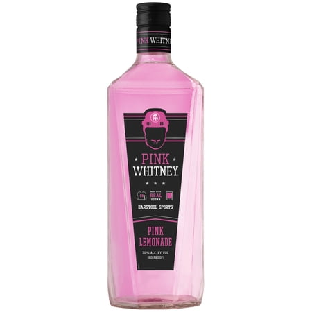 Pink Whitney Lemonade Flavored Vodka, 1.75 L Glass Bottle, 30% ABV