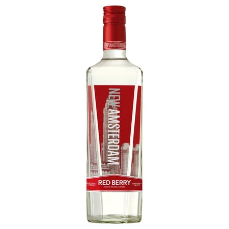 New Amsterdam Red Berry Flavored Vodka, 750 mL Bottle, 35% ABV