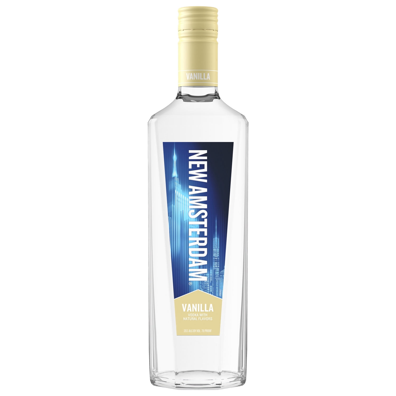 New Amsterdam Vanilla Flavored Vodka, 750 mL Bottle, 35% ABV