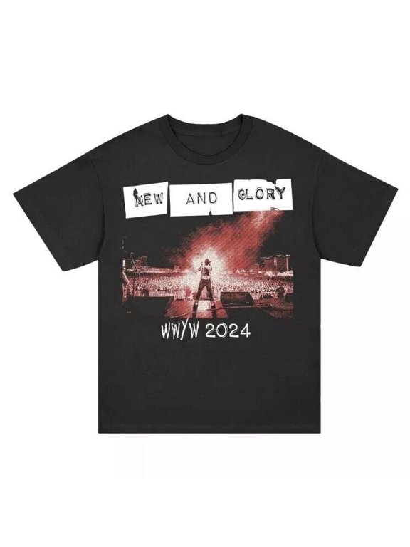 New And Glory When We Were Young 2024 Unisex Black T-Shirt