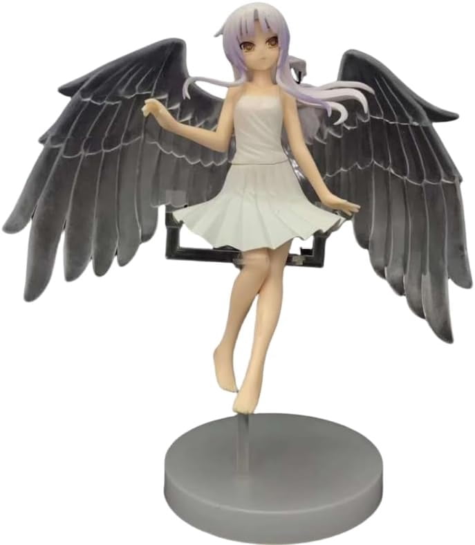 New Angel Beats! Figure, Standing Angel Wings Tachibana Kanade Action Figures 15cm/5.9inch PVC Character Figurine Model Collectible Handicrafts for Anime Fans Gift