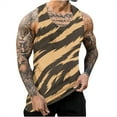 New Animal Leopard Print Sleeveless 3D Printing Tank Top Casual Wear