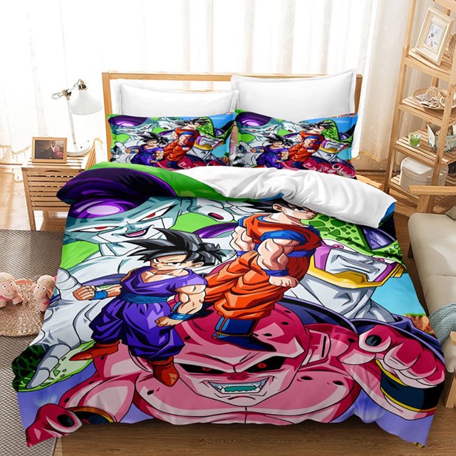 New Anime Dragon Ball Z Bedding Bed Set Twin Full Queen King Size Cool