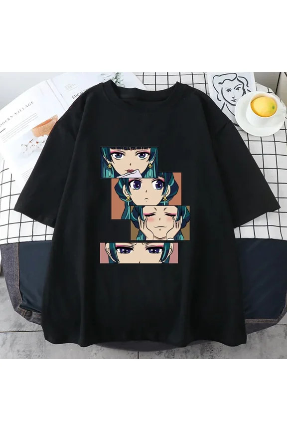 New Anime Harajuku Shirt Cute Anime The Apothecary Diaries Graphic T-Shirt Tops