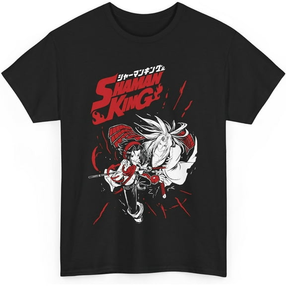 New Anime Shaman King T Shirt Merch Casual Short Sleeved T Shirt Unisex Tee