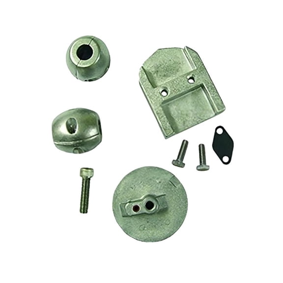 OEM Grade Zinc Anode Kit Compatible with MerCruiser Alpha (Pre-1991) Saltwater Sacrificial Corrosion Protection Marine Boat 888756Q1 PMC10108A