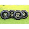 thumbnail image 1 of (New) Antego 205/50-10 with 10x7 Fusion Glossy Black Wheels for Golf Cart (Set of 4), 1 of 6