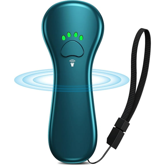 New Anti Barking Device,Dog Barking Control Devices,Rechargeable Ultrasonic Dog Bark Deterrent up to 16.4 Ft Effective Control Range Safe for Human & Dogs Portable Indoor & Outdoor(Green)