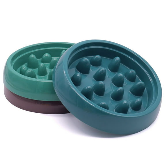New Anti Choke Slow Feeder Dog Bowl Large Size Non Tip Pet Dish for Big Dogs
