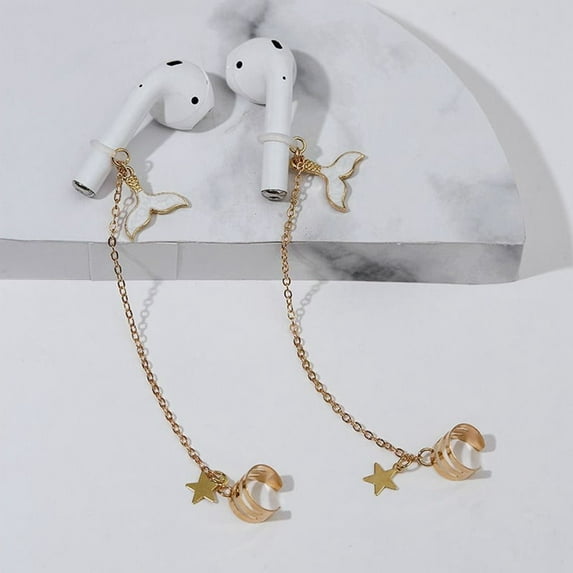 New Anti Loss Earphone Protective Earphone Holders Anti Loss Chain Bluetooth Earphone Clip Anti-Lost Ear Clip Ear Bone Clip COLOR 2