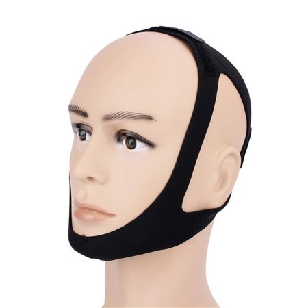 New Anti Snore Stop Snoring Sleep Apnea Strap Belt Jaw Solution Chin Support Aid