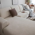 thumbnail image 1 of New Anti-cat Scratch All-season Universal Sofa Cover Home Decoration Dev Velvet Waterproof Sofa Cover Combination Cover (Beige 3,M backrest), 1 of 7