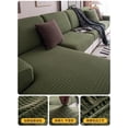thumbnail image 1 of New Anti-cat Scratch All-season Universal Sofa Cover Home Decoration Dev Velvet Waterproof Sofa Cover Combination Cover (Dark green 2,Plus-sized L Three), 1 of 7