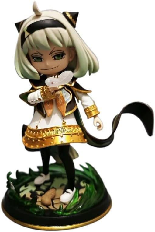 New Anya Figure, Standing Firefly Anya Forger Action Figures 16cm/6.3inch PVC Character Figurine Cosplay Model Handicrafts for Anime Fans Gift (Green)