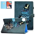 thumbnail image 1 of New Apple iPad Pro 11 Case 2020, Allytech PU Leather Slim Shell Multi Angle Viewing Stand Smart Cover Auto Sleep Wake Shockproof Protection Case for Apple iPad Pro 11 2nd Gen,Mr. Owl, 1 of 5