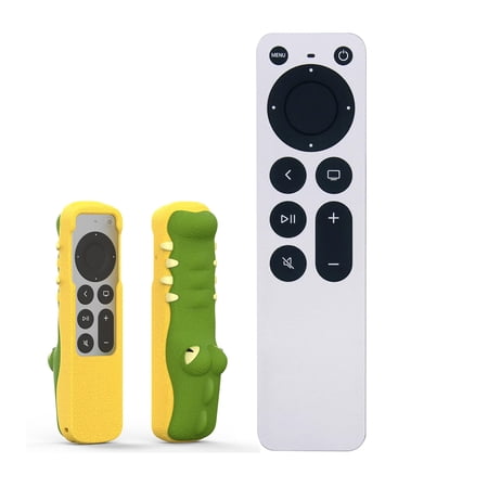 New Apple remote Apple 4K Replacement Apple tv Remote Control for Apple TV 4K/ Gen 1 2 3 4/ HD A1218 A1842 A1625 A1427 A1469 A2169 A1378,With Cute Remote Protective Cover