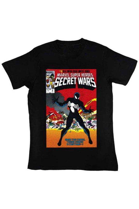 New Apprel Marve* Super Heroes Secret Wars #8 T-Shirt Black