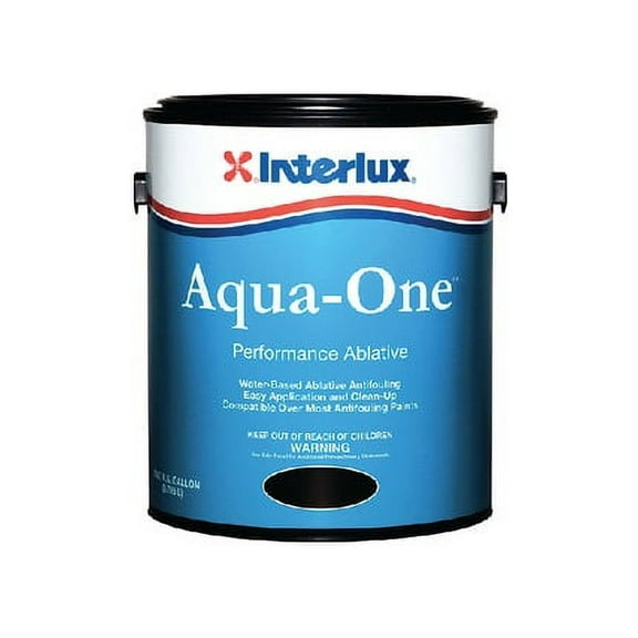 Interlux Aqua One Boat Hull Antifouling Bottom Paint Gallon Blue