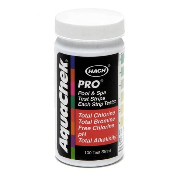 New Aquachek 511710 Pro Swimming Pool Spa 5 in 1 Test Kit Strips 5-Way 100 pack