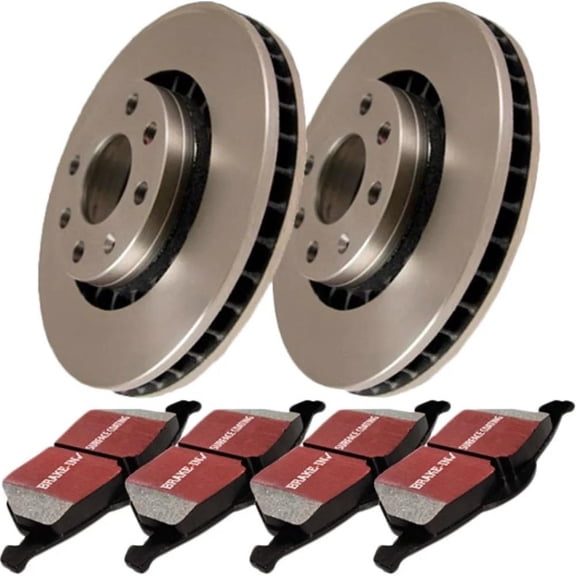 New Aramid Fiber Brake Disc and Pad Kit Compatible With Ford Lincoln Mazda 6 i 4 Cyl 2.3L MKZ All Submodels Fusion All Submodels 6 S 6 Cyl 3.0L 2006-2013 By E35S1KF1049