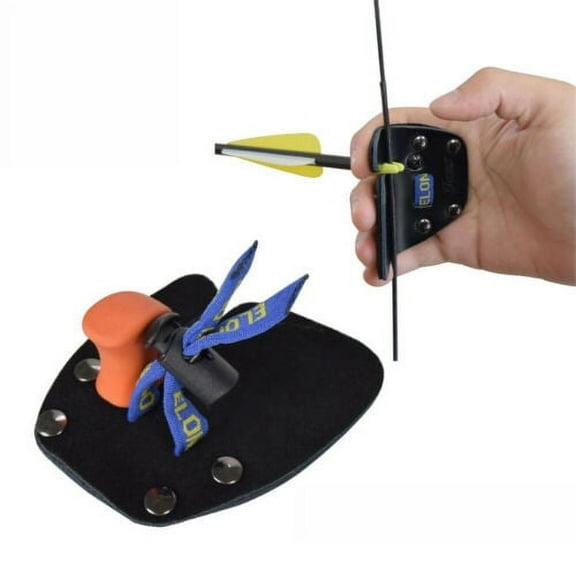 New Archery Finger Tab Protector Right Hand Leather Shooting Tab for Recurve Bow