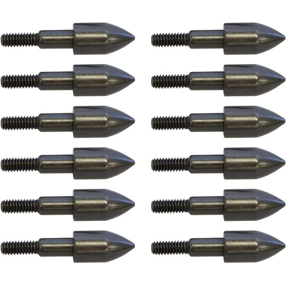 New Archery Products Practice Bullet Point 100gr 5.16" Steel - 12 Pack