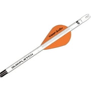New Archery Products Quikfletch 2" 3 Vane Fletching Orange/White Vanes
