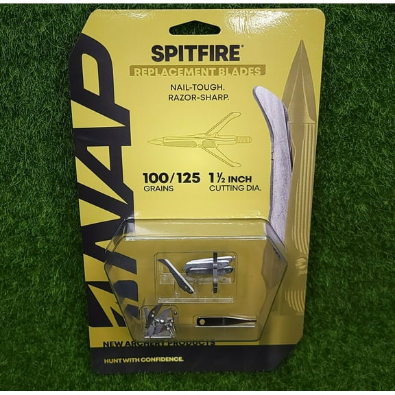 New Archery Products Spitfire 3-Blade Archery Broadheads Replacement Blades, 60-235 (Pack of 9)