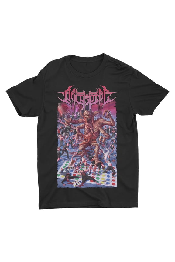 New Archspire - Twister Heavy Cotton Black Full Size T Shirt For Men BL275