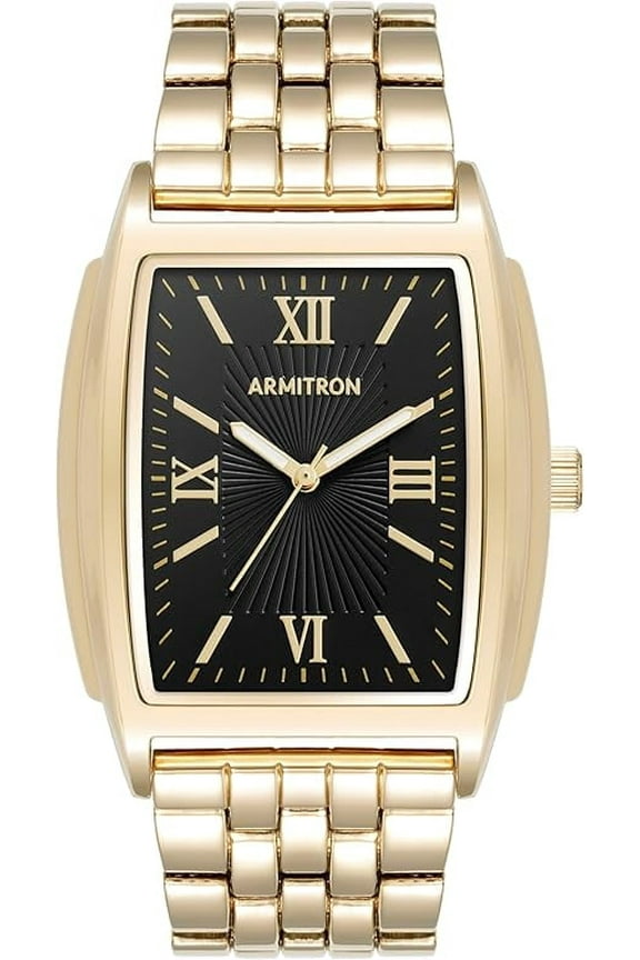 New Armitron Men's Gold Bracelet Watch, 20/5614BKGP
