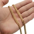thumbnail image 1 of New Arrival 6mm-18mm Any Length 316L Stainless Steel Miami Curb Cuban Chain Necklace for Men & Women Gift Crystal Lock, 1 of 6