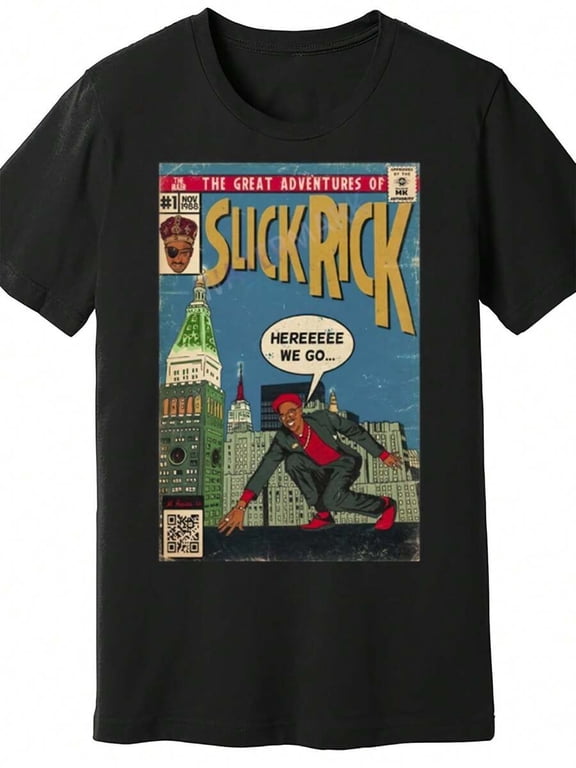 【New Arrival】90s Vintage Retro NYC Hip Hop Comic Cover Graphic T-Shirt, Unisex Cotton Crew Neck Old School Rap Casual Tee, Classic Hip Hop Fan Gift