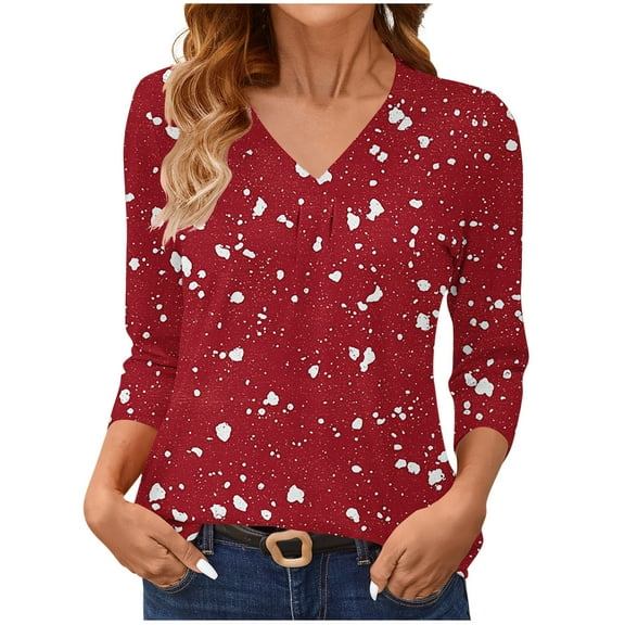 New Arrival Beifu Boho Tops For Women Plus Size Womens Tops Long Sleeve Tunic Women Blouses Long Sleeve Plus Size Plus Size Cotton Graphic T Shirts For Women Fall Clothes