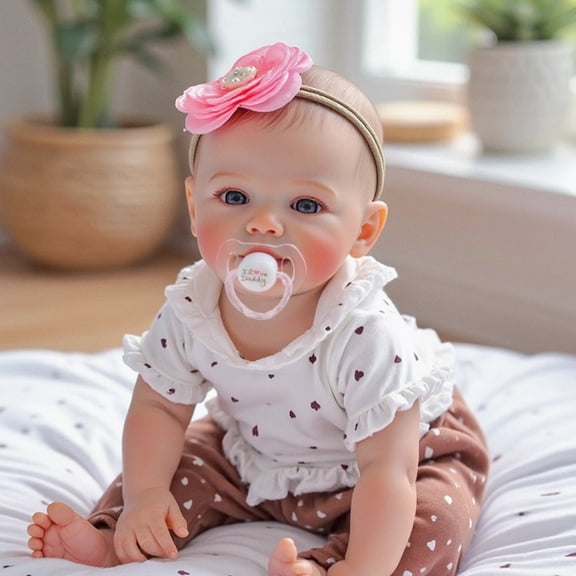 New  Arrival Blue Eyes 19 Inch 48 CM Reborn Baby Dolls Soft Cloth Body Girl Bebe Reborn Realistic Newborn Baby Dolls Real Life Baby Toys For Kids Age 3+ CUSTOM
