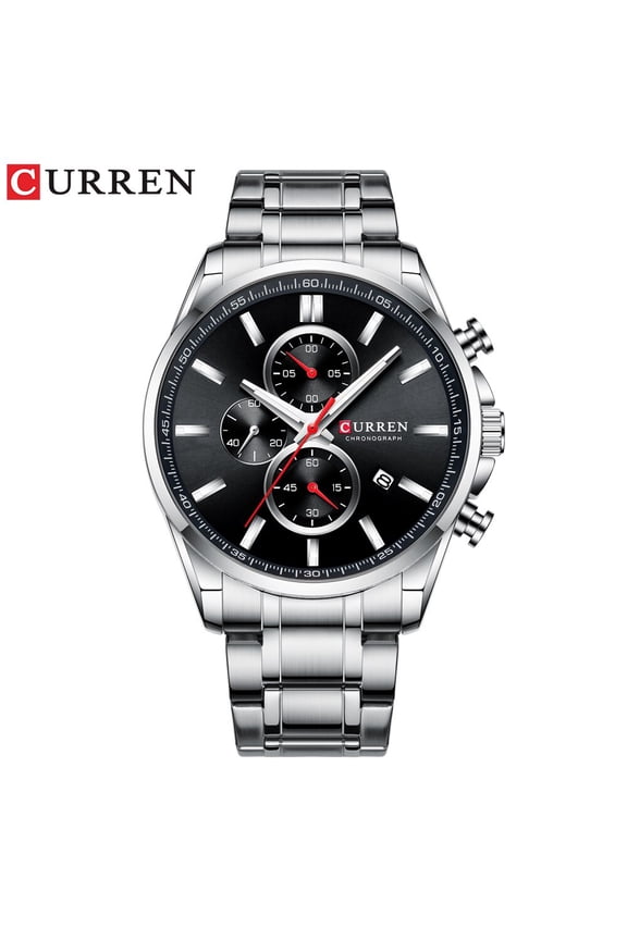 New Arrival CURREN Brand Luxury Men Watch Quartz Chronograph Waterproof Stainless Steel Sport Military Wrist Watches Clock Male