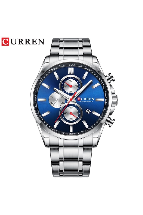 New Arrival CURREN Brand Luxury Men Watch Quartz Chronograph Waterproof Stainless Steel Sport Military Wrist Watches Clock Male