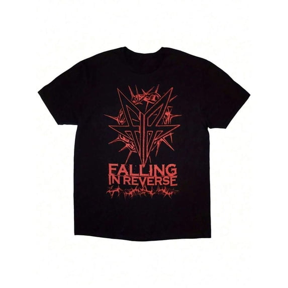 【New Arrival】Falling In Reverse Band Logo T-Shirt | Official Merch Rock Metal Tee