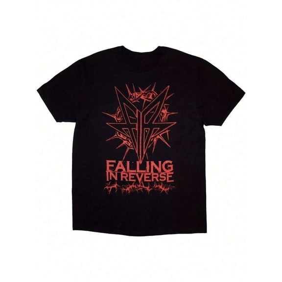【New Arrival】Falling In Reverse Band Logo T-Shirt | Official Merch Rock Metal Tee