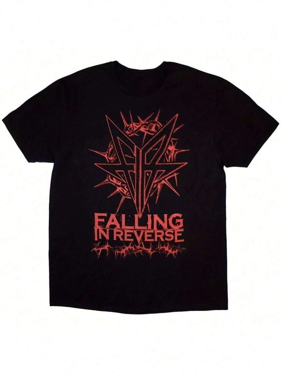 【New Arrival】Falling In Reverse Band Logo T-Shirt | Official Merch Rock Metal Tee
