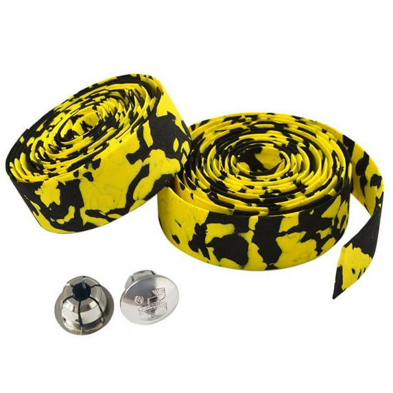 New Arrival High Quality Colorful Cycling Handle Belt Bike Bicycle Cork Handlebar Tape Wrap +2 Bar HC0103