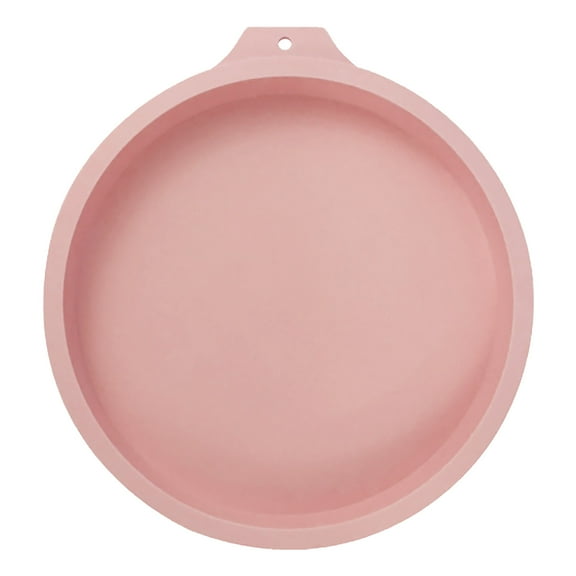 New Arrival! Kaonry 6-Inch Round Cake Pan Mold Silicone Baking Pan Pink S， Rainbow Cake Bread Mould Bakeware Pans Mold Baking Easy to Clean.