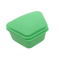 New Arrival! Kaonry Green Plastic Denture Box， Appliance Bath Basket False Storage Rinsing Case Denture Box Teeth Tooth Care