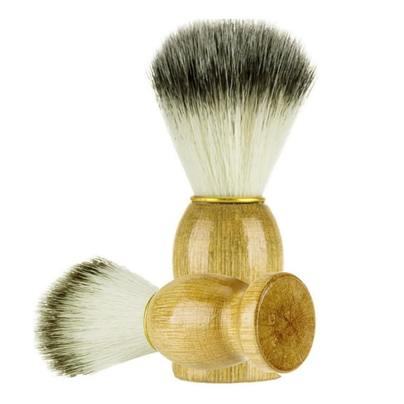 New Arrival! Kaonry Portable Men'S Soft Bristle Beard Brush， Hair Handle Shave Brush Men Shaving Tool Wood Brush