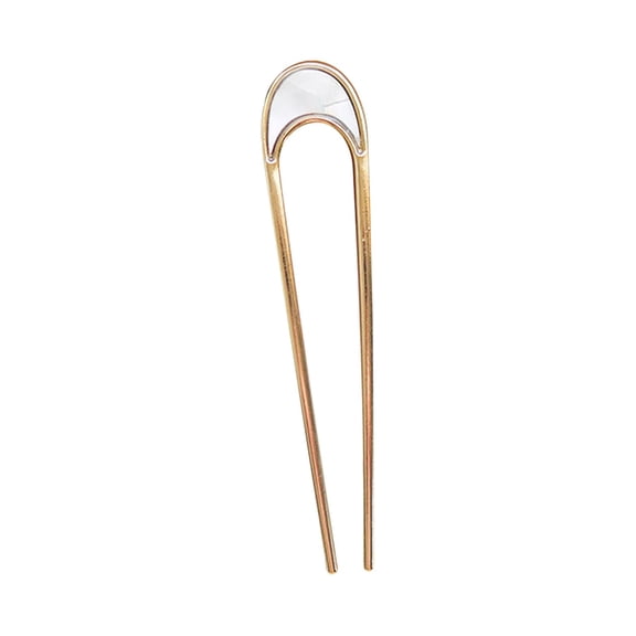 New Arrival！ Kaonry U-Shaped Hairpin， U Shaped French Hairpins Women'S Hairpins Girls' Forks French Hairpins and Rods Are Used for Buns and Thick Long