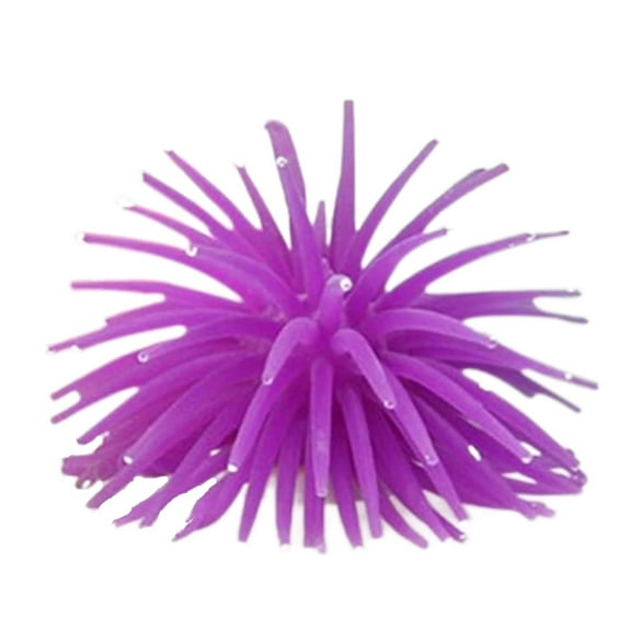 New Arrival! Miyuadkai Artificial anemone fish tank ornaments purple: Artificial and Lifelike Coral Aquarium Decorations Create a Dreamy Underwater Scene