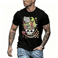 thumbnail image 1 of 【New Arrival】Oogie Boogie Loops Nightmare Before Christmas T-Shirt, Halloween Cereal Graphic Tee, Retro Spooky Cotton Top, Unisex Short Sleeve, 1 of 7