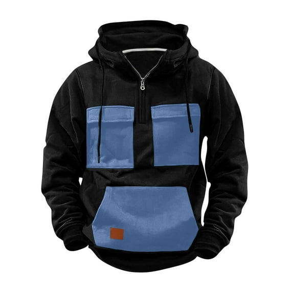 New Arrival Otaozi Mens Hoodies Pullover Casaul Long Sleeve Golf Hoodies For Men Lightweight Mens Sweatshirts Crewneck Mens Tops Dressy Casual Crop Mens Gifts