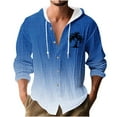 thumbnail image 1 of New Arrival Otaozi Mens Hoodies Pullover Casaul Long Sleeve Mens Graphic Hoodies Black And White Mens Zip Up Sweatshirt No Hood Big And Tall Mens Tops Sexy Going Out Black Mens Gifts, 1 of 5